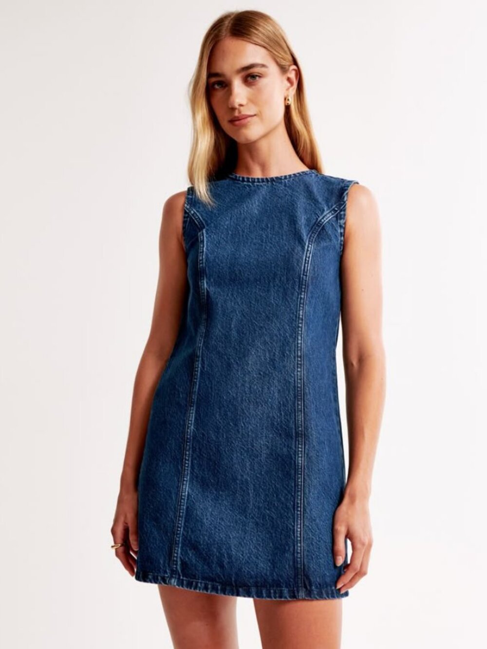 Abercrombie Denim Mini Shift Dress